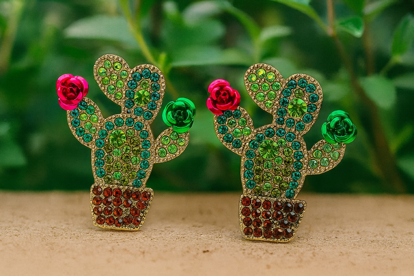 Cactus Bling Earrings