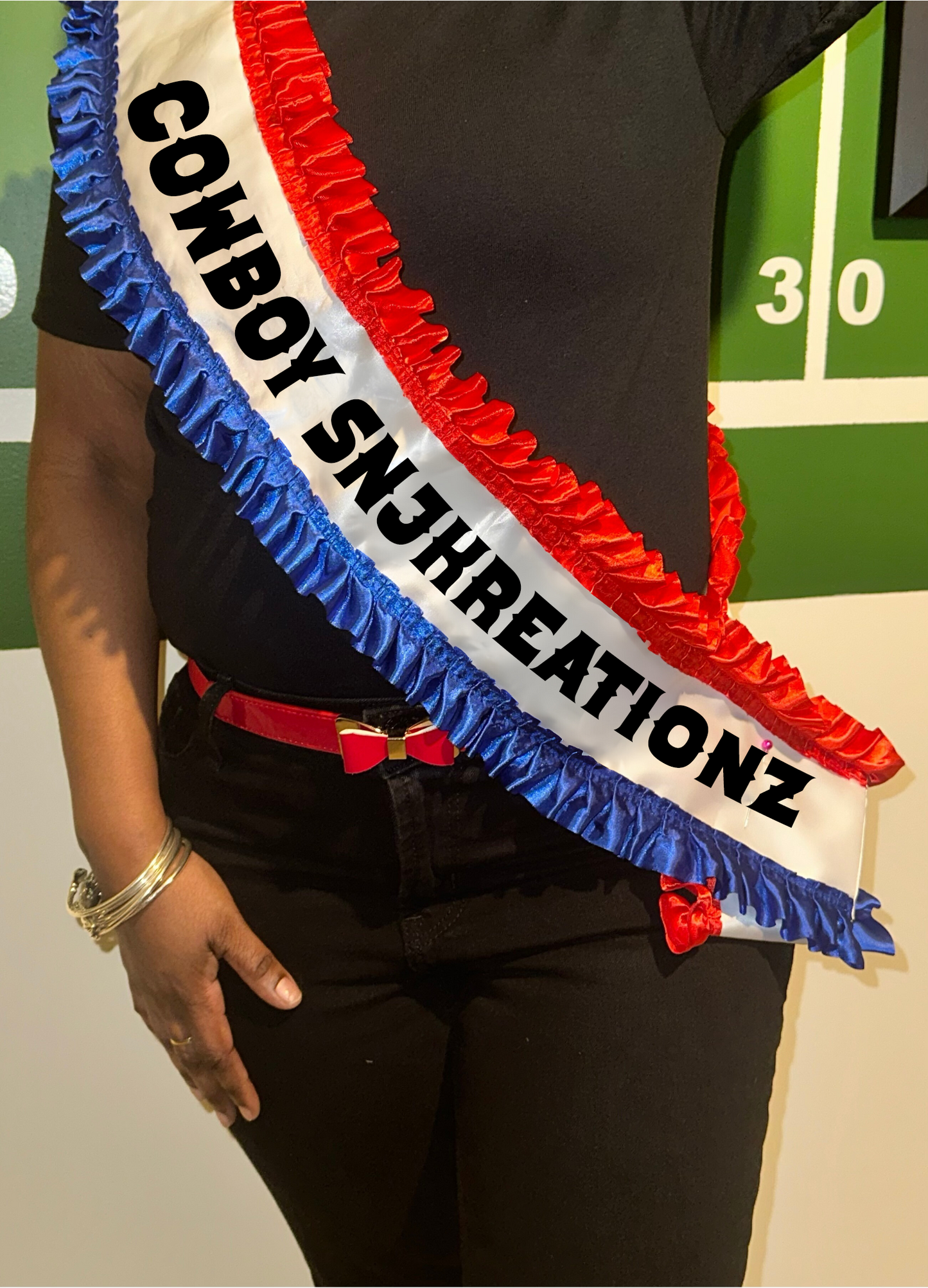 Custom Bling Sash for Adults – Made to Order