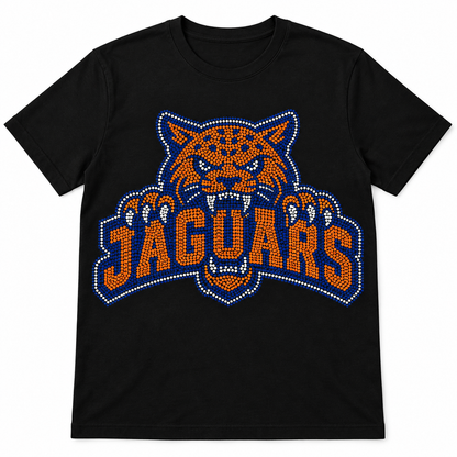 Custom Jaguars Rhinestone Tee
