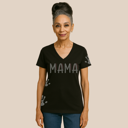 Personalized Handprint Bling Tee