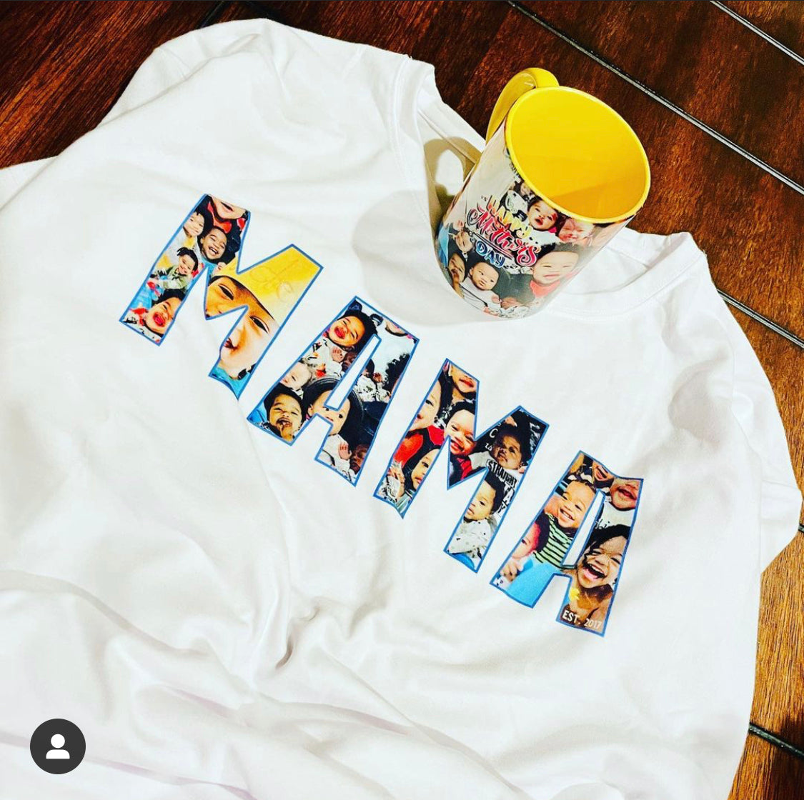 Personalized Photo Collage T-Shirt & Mug